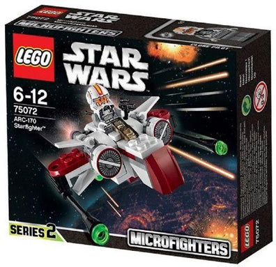 LEGO Set-ARC-170 Starfighter-Star Wars / Star Wars Microfighters Series 2 / Star Wars Episode 3-75072-1-Creative Brick Builders